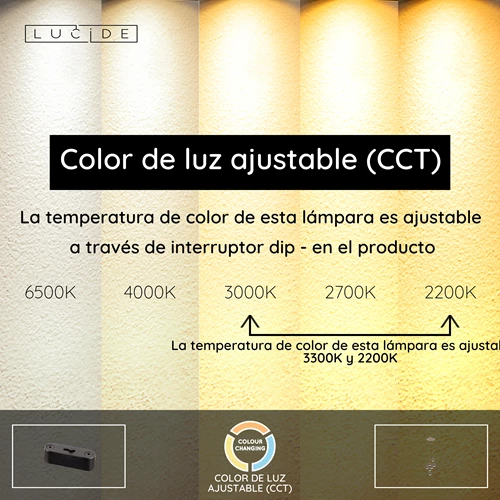 Lucide JASMINE - Lámpara colgante - Ø 75 cm - LED Regul. - CCT - 12x4,5W 2200K/3300K - Cobre | Premium - USP